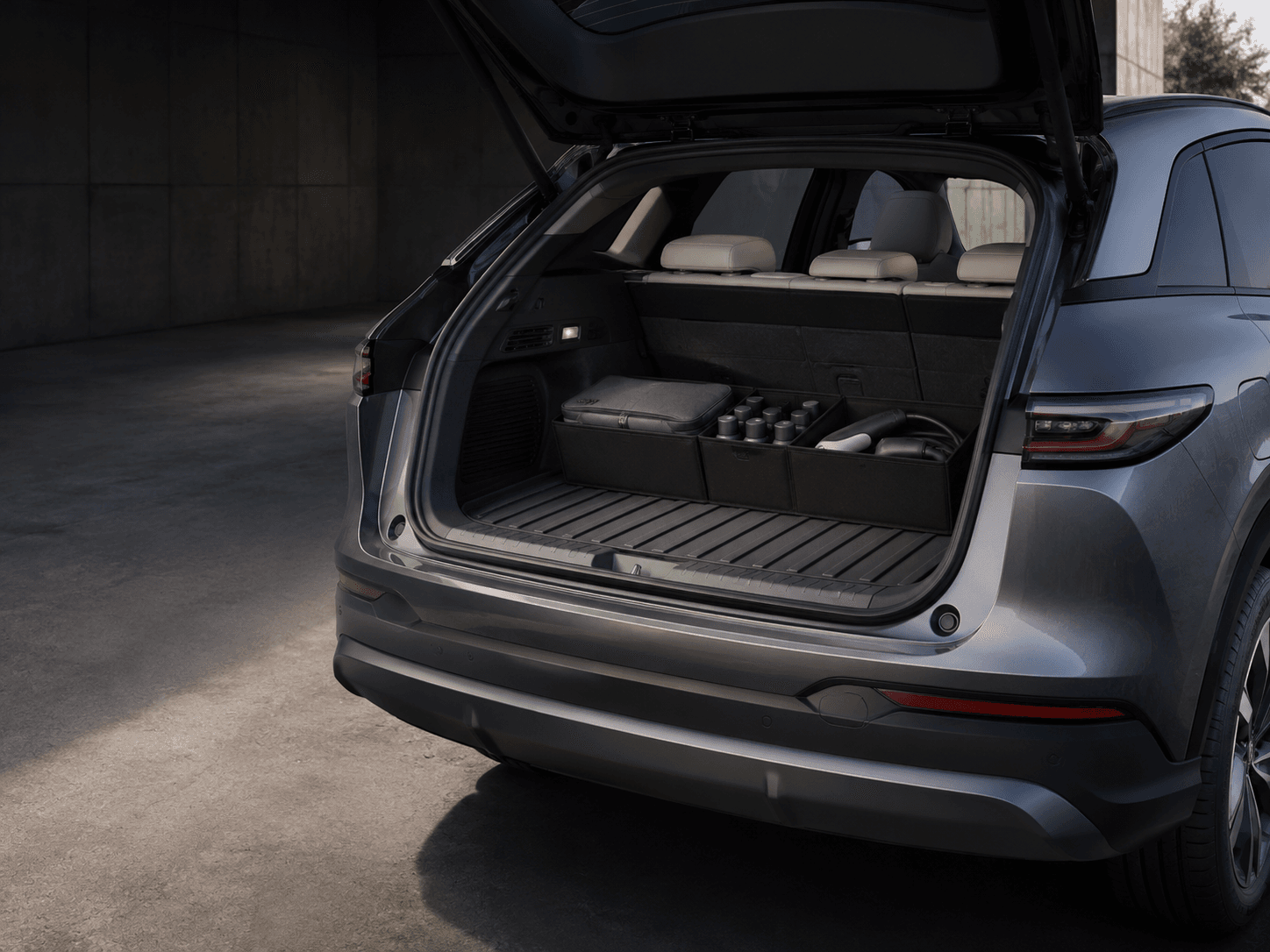 Practical accessories presented with a BYD passenger vehicle